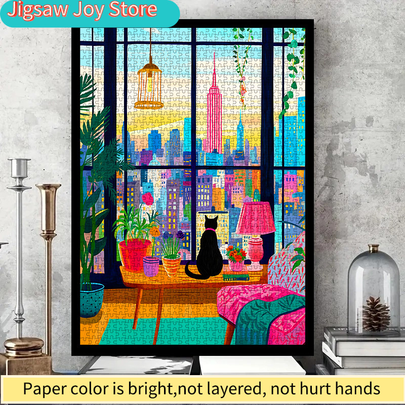 DIY Paper Puzzle, New York Cit - The Plant Parent ulasan dan harga