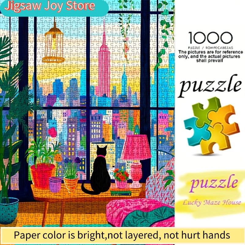 DIY Paper Puzzle, New York Cit - The Plant Parent ulasan dan harga