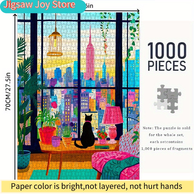 DIY Paper Puzzle, New York Cit - The Plant Parent ulasan dan harga
