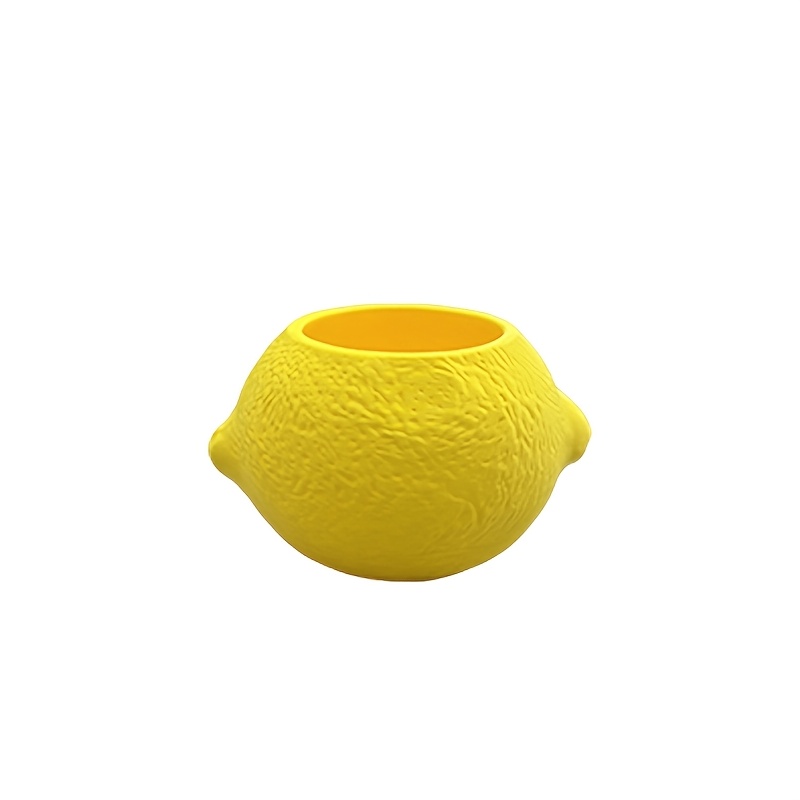 Lemon Shape Decorative Planter - Cactus Mix Pot ulasan dan harga