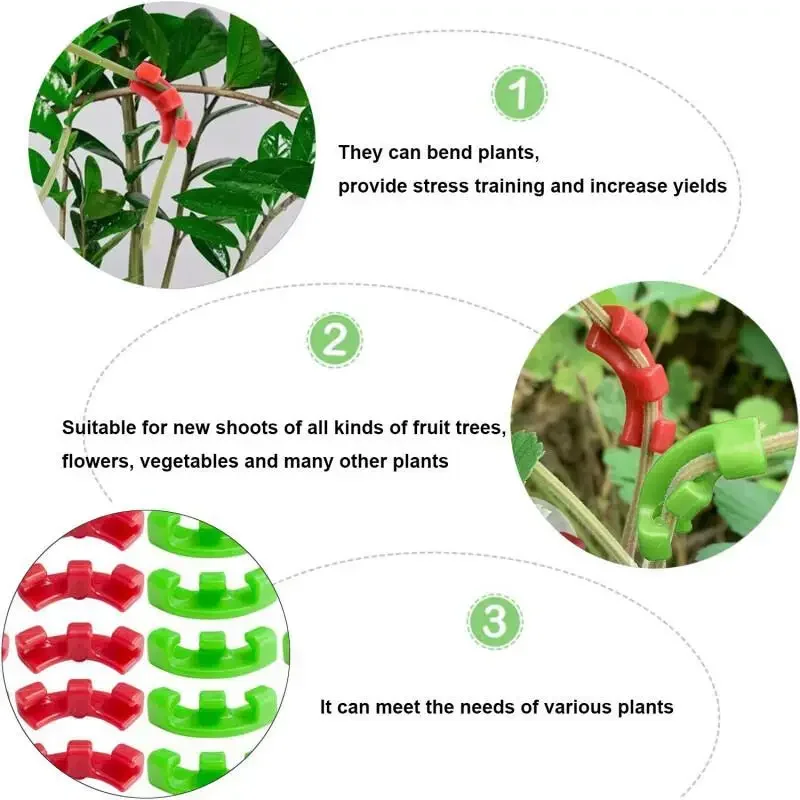 10-100Pcs 90 Degree Plant Bend - Plant Parent Tools ulasan dan harga