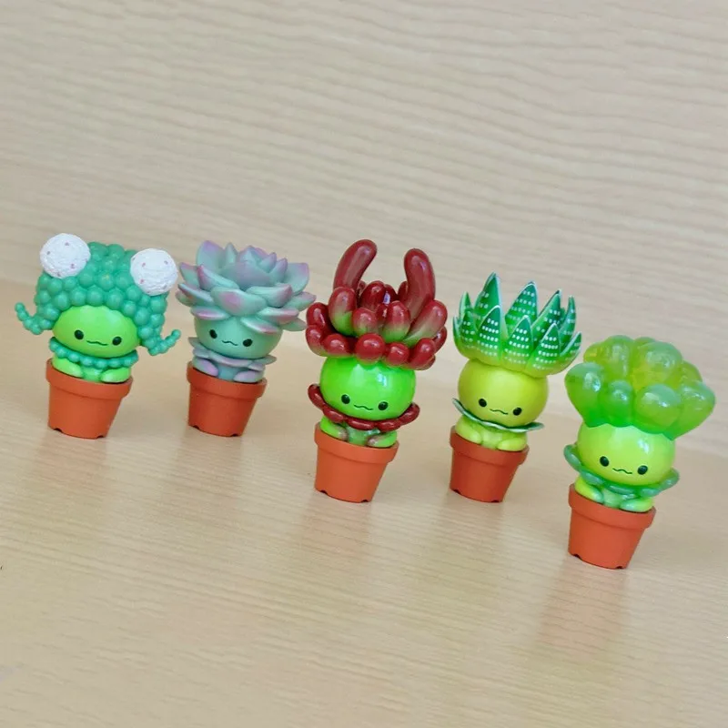 Original QUALIA Kawaii Gashapo - Cactus Mix Pot ulasan dan harga