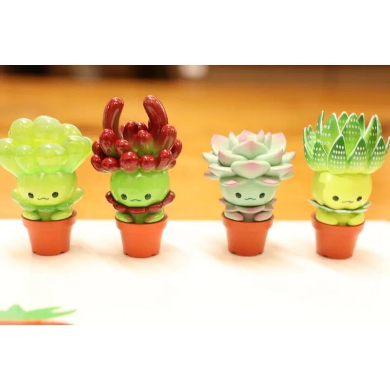 Original QUALIA Kawaii Gashapo - Cactus Mix Pot ulasan dan harga